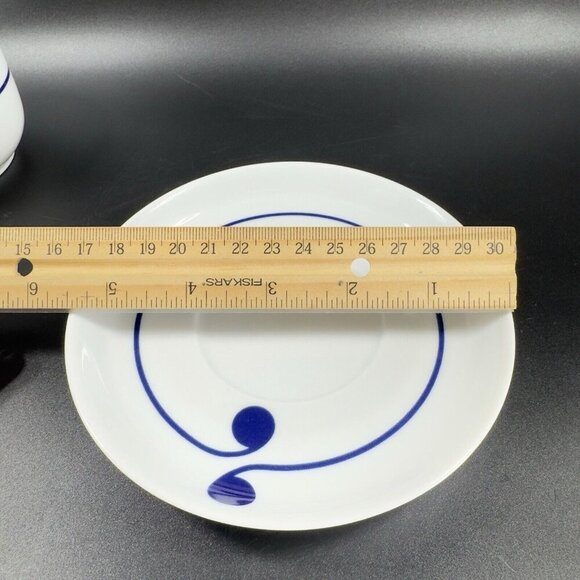 Vintage Arzberg Colon Blue Cup And Saucer Set Porcelain Made In Germany VTG - Picture 5 of 12